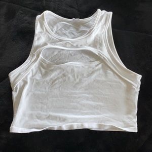 Cutout tank